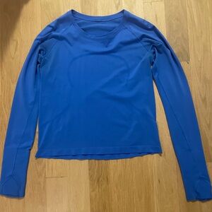 lululemon athletica Royal Blue Long Sleeve Top